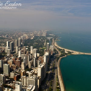 Aerial Chicago Skyline