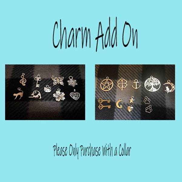 Charm Add Ons - ONLY PURCHASE WITH a collar/choker