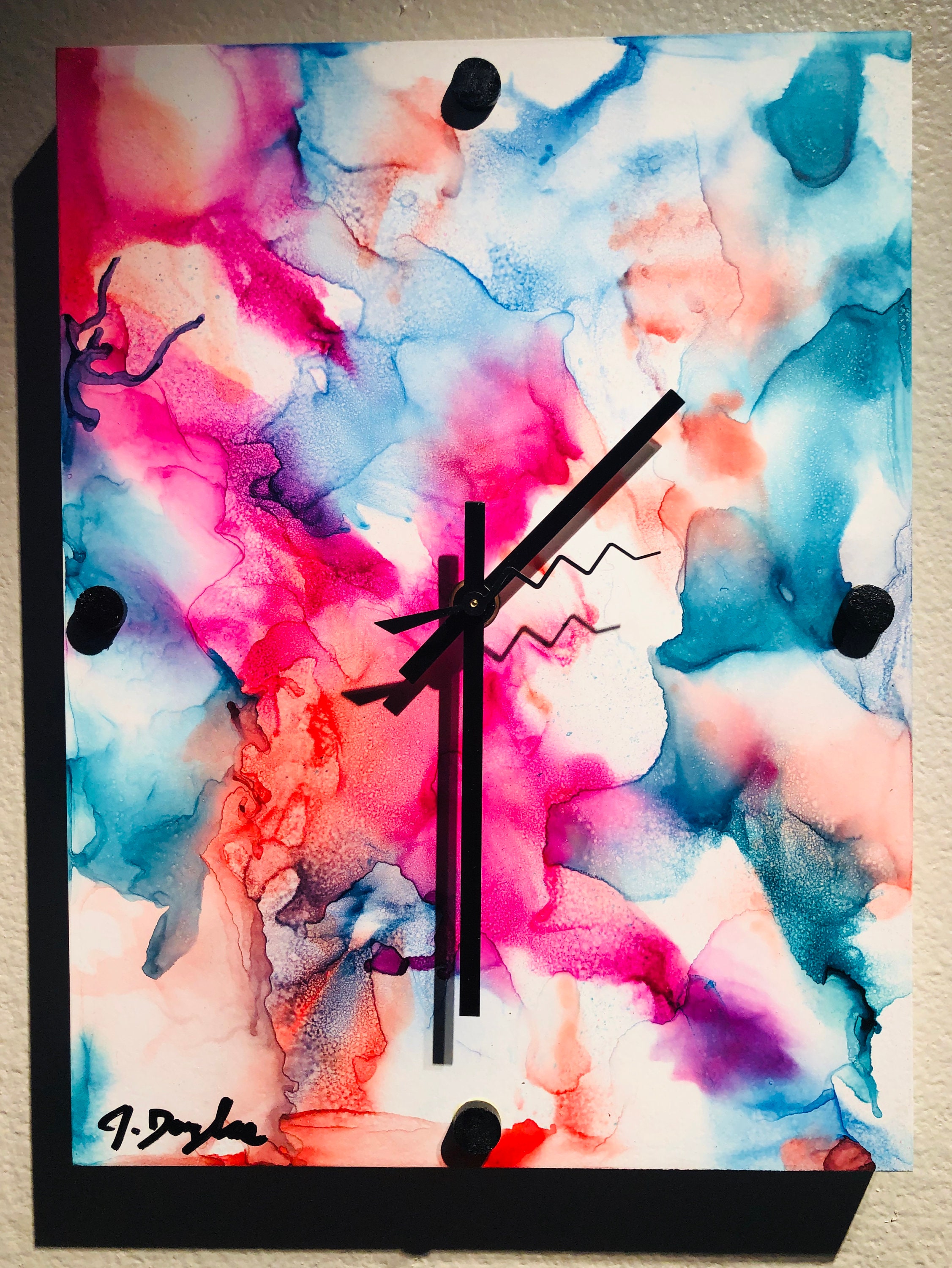 Abstract Clock - Etsy