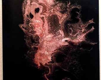 Abstract Acrylic Painting on Canvas