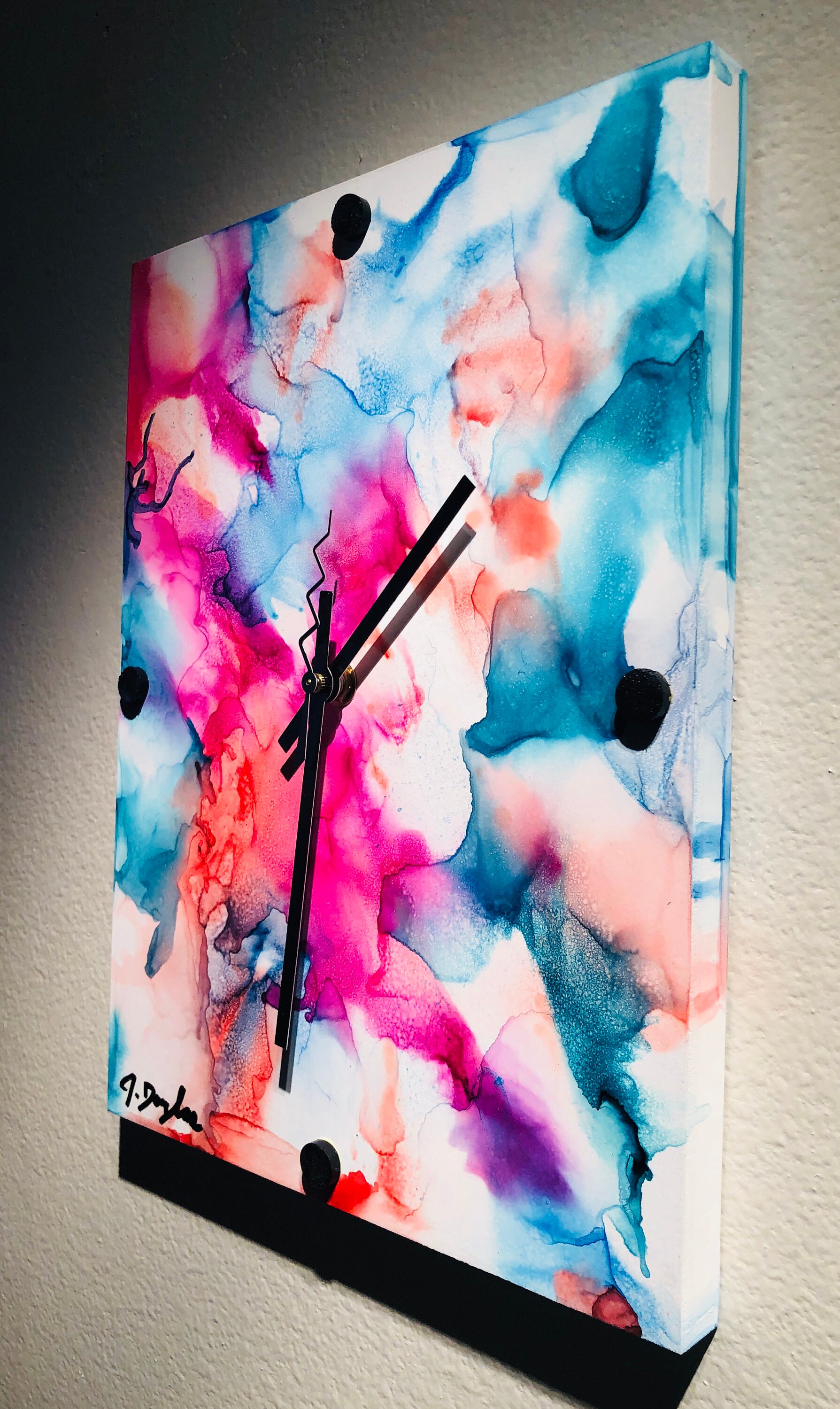 Abstract Clock - Etsy