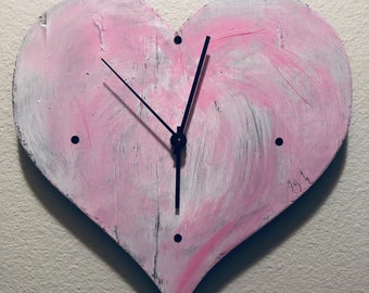 Minimalist Pink Clock