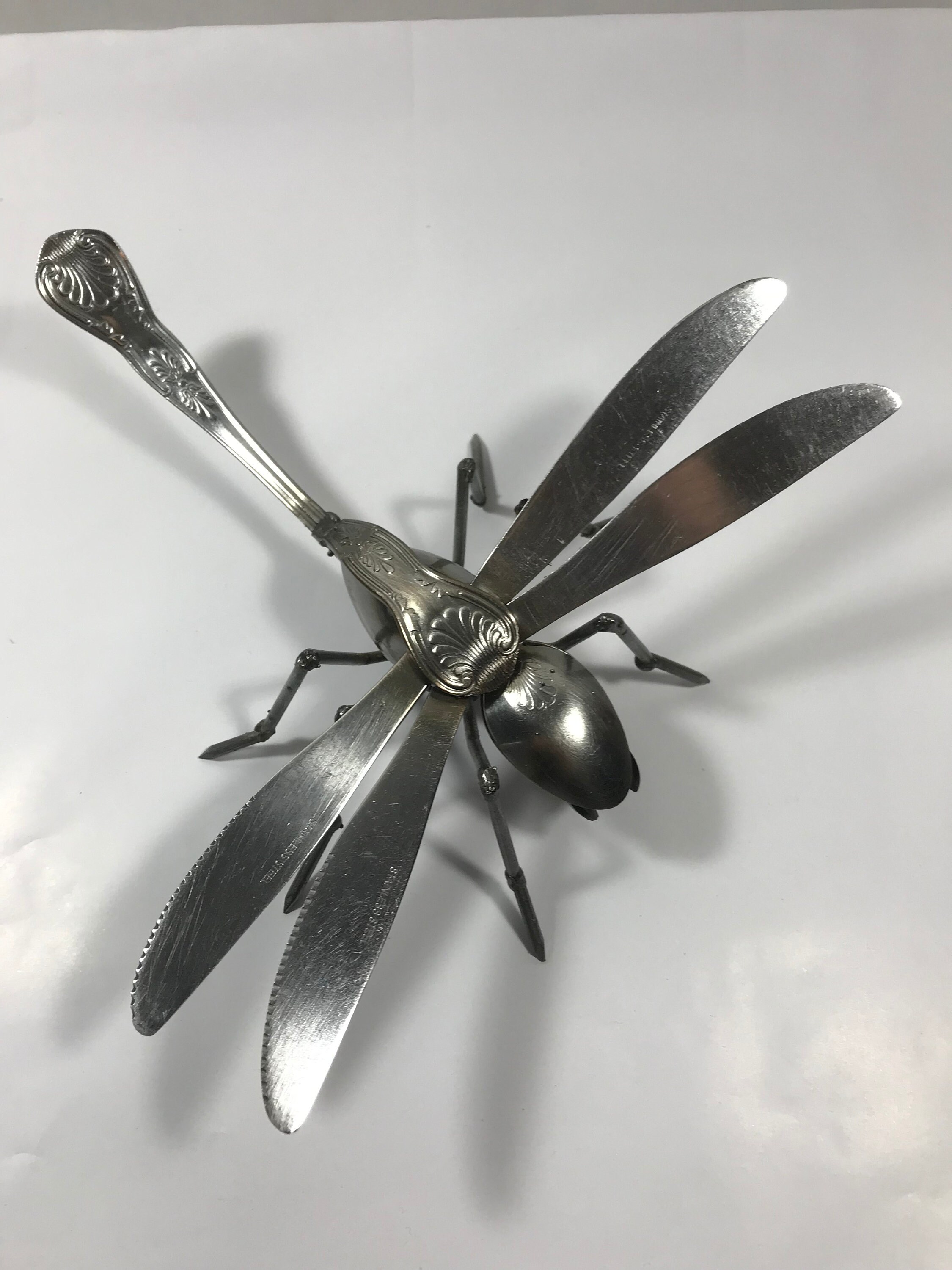 Large Metal Dragonfly Sculpture Etsy