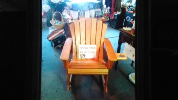 Adirondack Rocking Chair Etsy