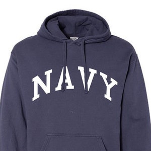 Navy Collegiate Hoodie, Blue