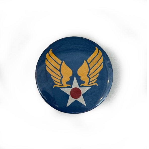 U.S. Army Air Force (AAF) Shoulder Sleeve Insignia Pin-Back Button