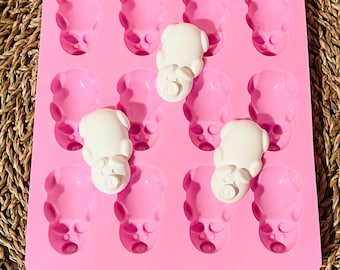 1x silicone mold decorative mold many little lucky pigs
