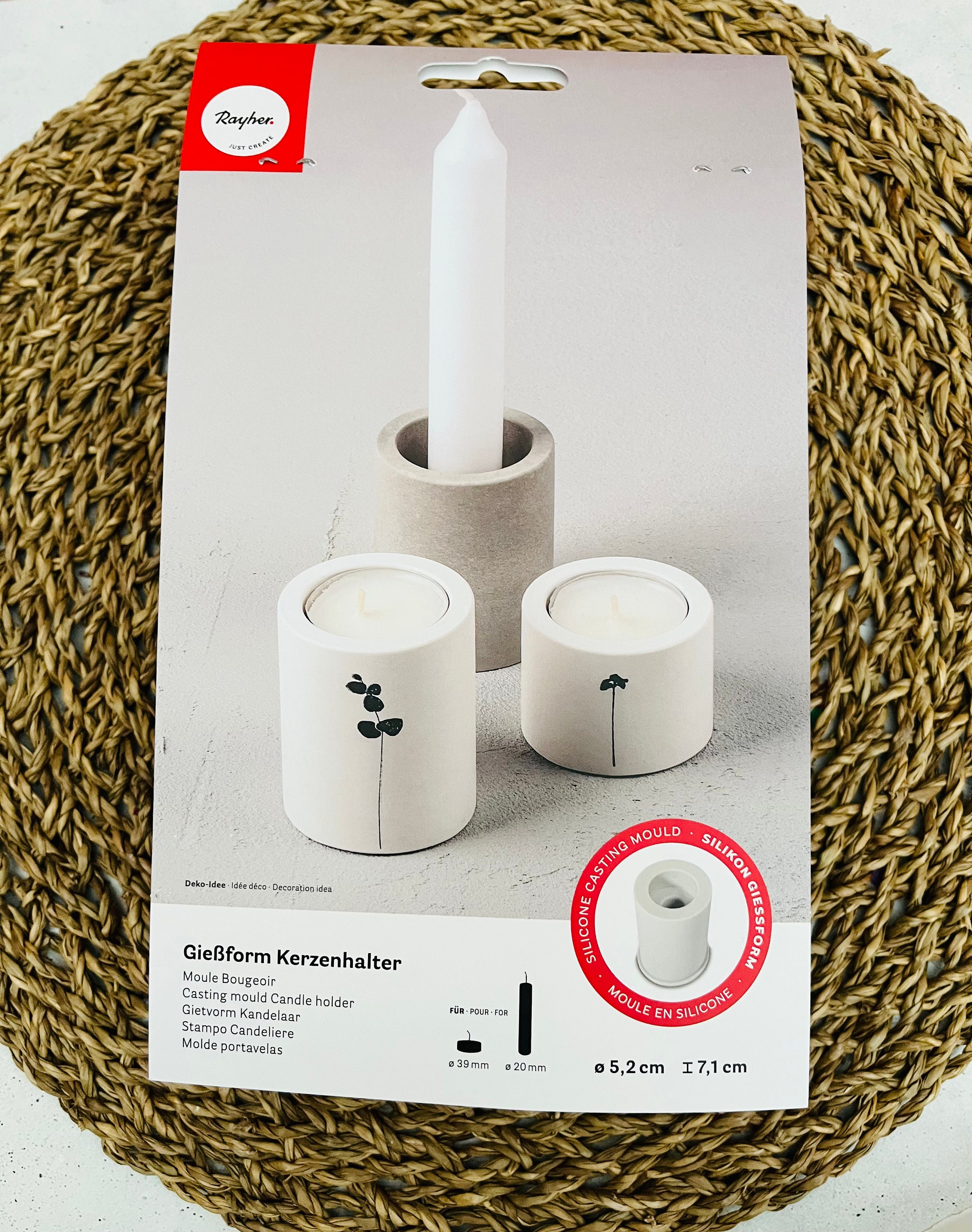Silikonform Kerzenhalter, Silikonformen Gießformen Weihnachten, Gips Zum Gießen, DIY Gießformen Silikon, Kerzenformen Zum Gießen, Gießform