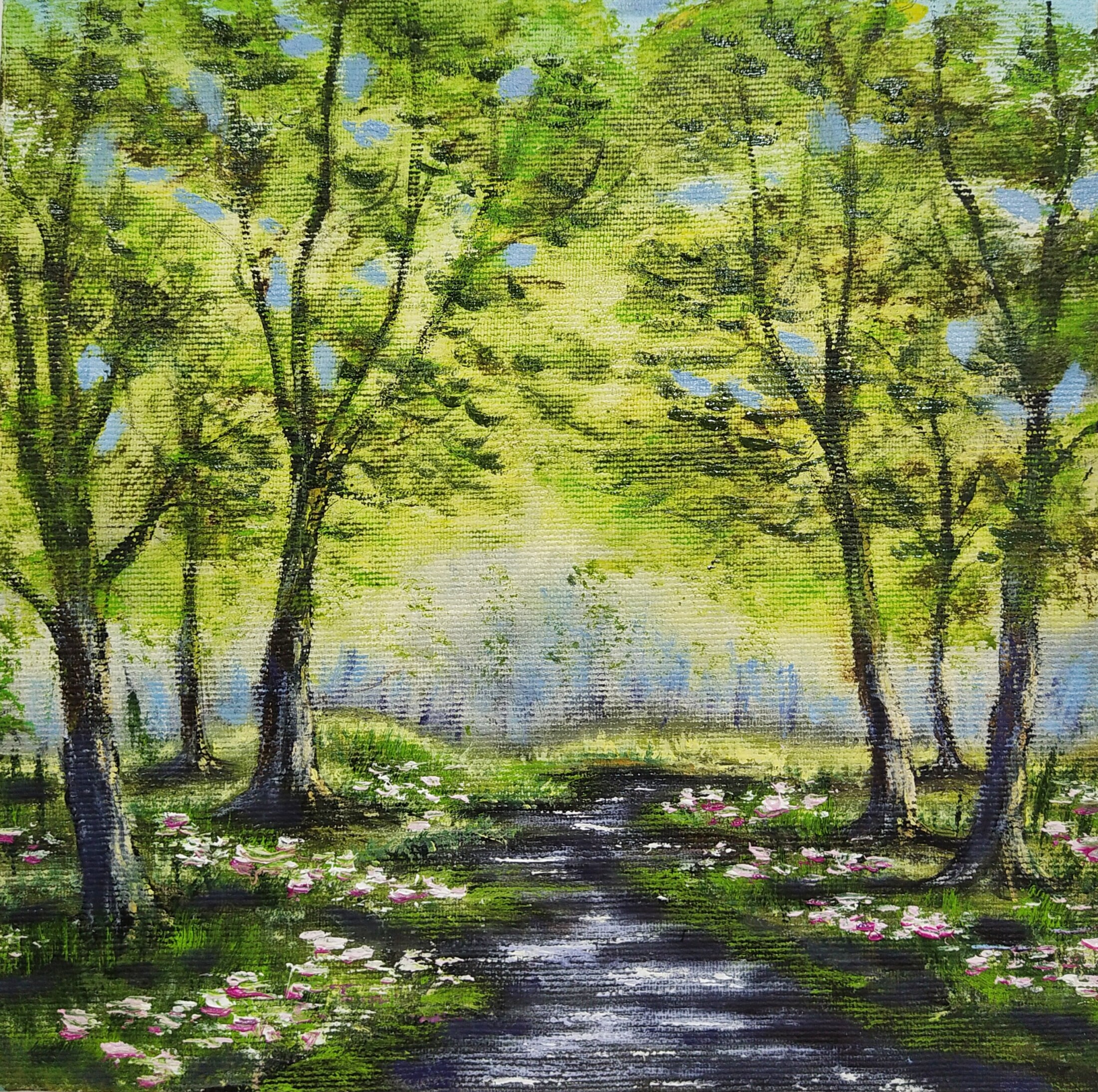 Oak Painting Tree Original Art Tree Wall Art Oak Artwork Oil Etsy