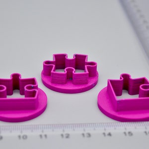 Puzzle Piece Polymer Clay Cutters