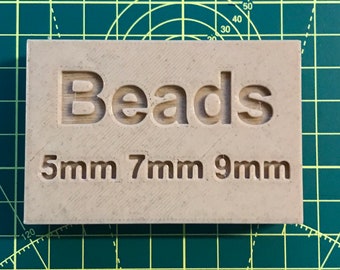 Bead Roller block 5mm, 7mm, 9mm