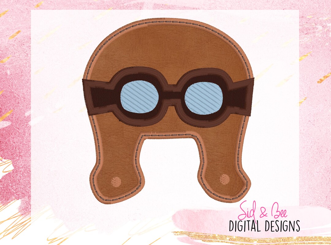 Aviator Hat, Goggles, Pilot, Airplane, Embroidery, Flying, Aviator Hat ...