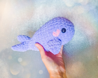 Patrón de crochet ballena, Patrón Digital, ballena, ballenas, amigurumi, peluche, ballena digital, hecho a mano, lindo, peluche, patrón de crochet, kawaii