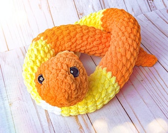 Modello serpente all'uncinetto, modello digitale, serpente, serpenti, amigurumi, peluche, serpente digitale, fatto a mano, carino, peluche, modello all'uncinetto, kawaii