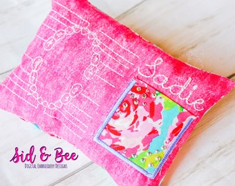 Tooth Fairy Pillow, Embroidery Designs, Tooth Fairy, In the Hoop, Applique, Tooth Chart, Teeth, ITH Embroidery, first, 5x7 INSTANT DOWNLOAD