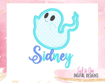 Ghost Applique Design, pumpkin, ghost applique, halloween Applique, Embroidery Design, fall, boo, cute ghost, 4X4 5x7 6x10 INSTANT DOWNLOAD