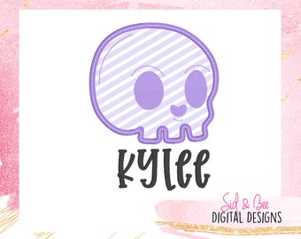 Cabeça de esqueleto, dia dos mortos, caveira de açúcar, dia de los muertos, apliques de Halloween, fofo, kawaii, caveira, 4X4 5x7 6x10 DOWNLOAD INSTANTÂNEO