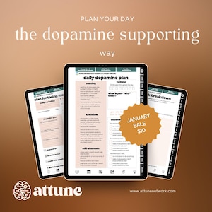 Dopamine-balanceringsplanner | Op neurowetenschappen gebaseerde dopamine-ondersteuningsmethode | Digitale planner |  Voor ADHD-hersenen | Geïntegreerde Google Agenda