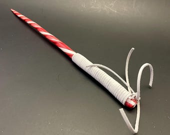 Red striped Wizard wand