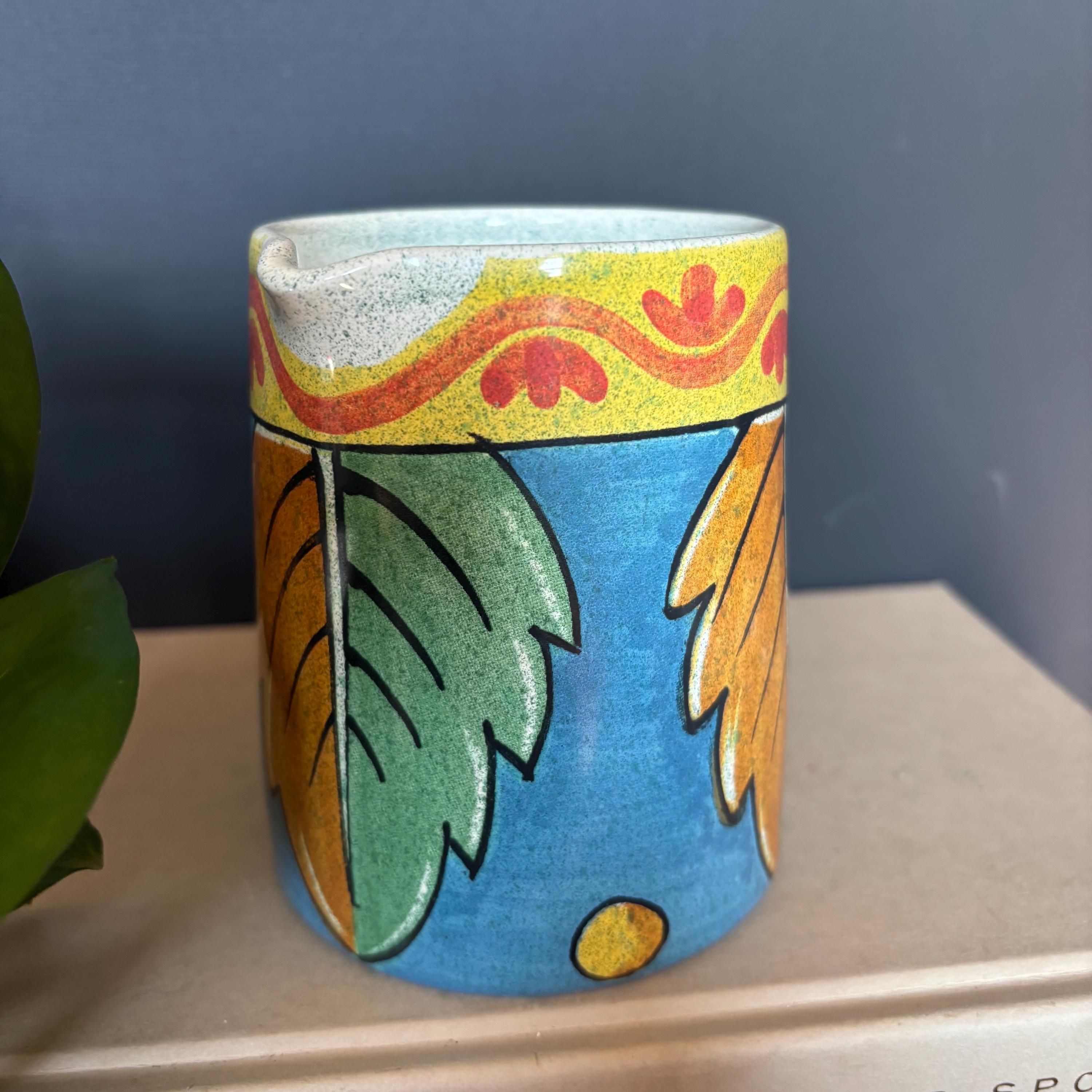センターピース 1950年代 オランダ製 ゴーダ窯 ミッドセンチュリー 北欧 Starbucks Pitcher Ciao ITALYA BY BELLINI Made in Italy No Chips