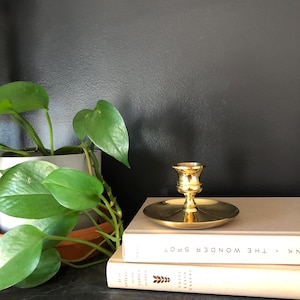 Brass Baldwin Candle Stick Holder