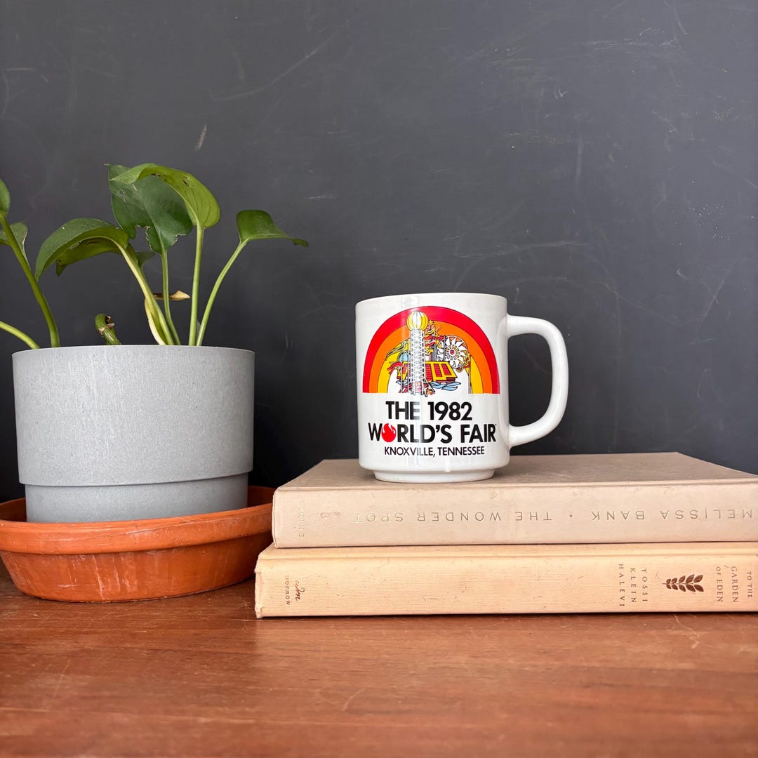 The 1982 World's Fair Knoxville, Tennessee Coffee Cup Mug Souvenir