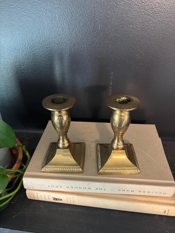 ✵US❃Vintage★真鍮製キャンドルホルダー ヴィンテージの真鍮製キャンドルホルダー。 - Etsy 日本