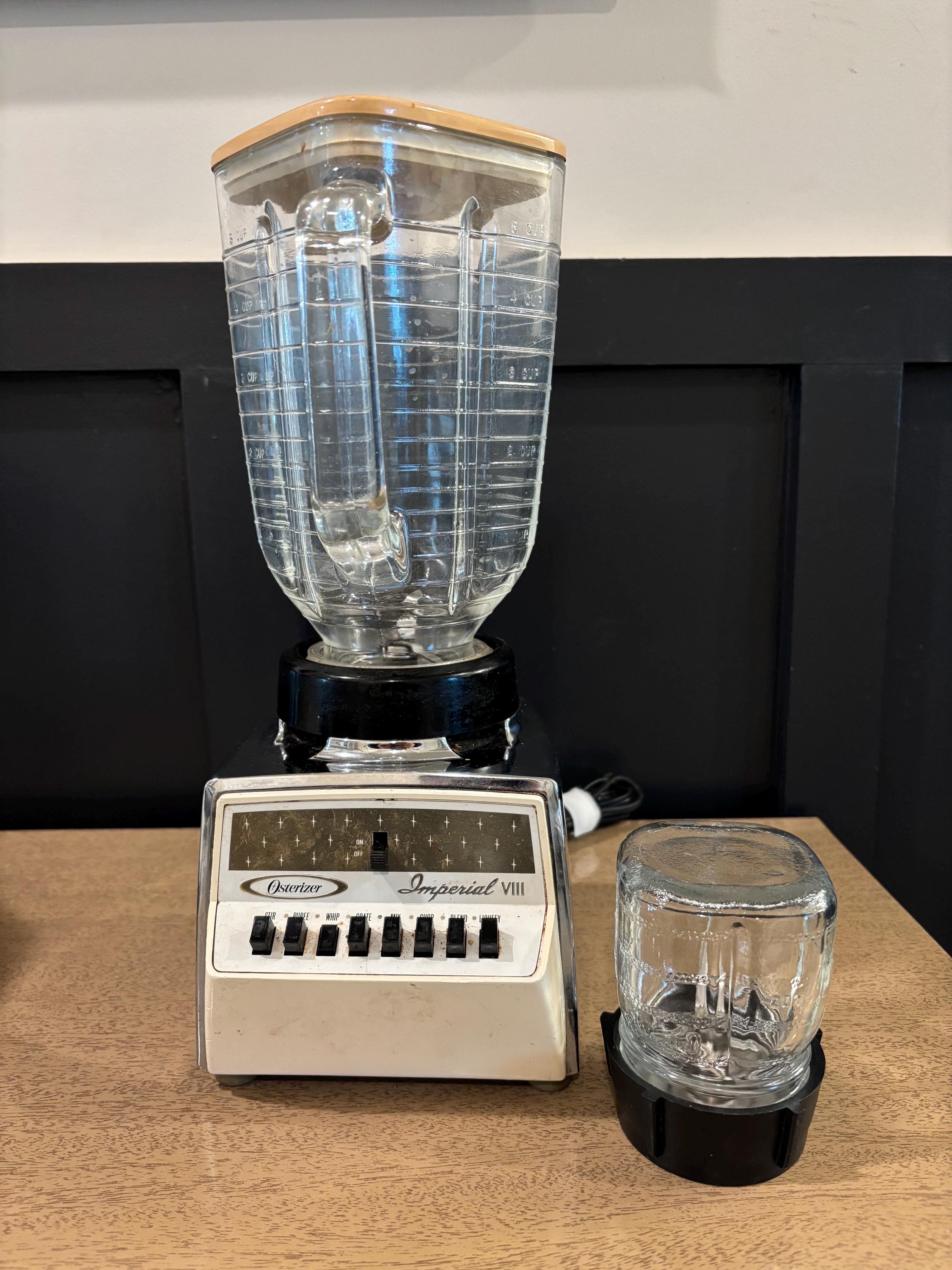 Osterizer blender ブレンダー 年代物ヴィンテージ雑貨　ブラック VINTAGE 1980s OSTER. DESIGNER OSTERIZER BLENDER 10 Speed