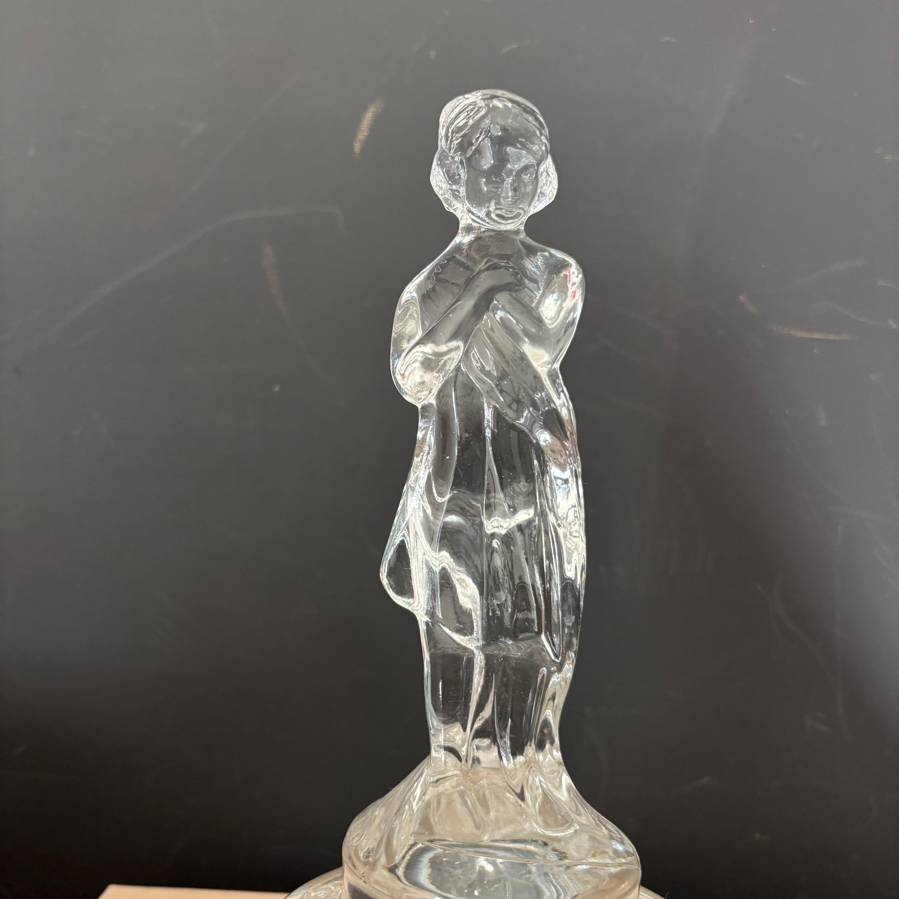 彫刻・オブジェ AUMBAK CrystalCube S Long size Lady's Goddess Casey Crystal Engraving – 3D Square Crystal | Crystal