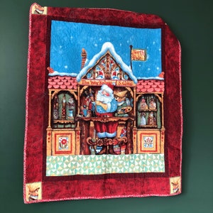 Christmas Wall Hanging. Santa’s Workshop Wall Hanging. Christmas Decor.