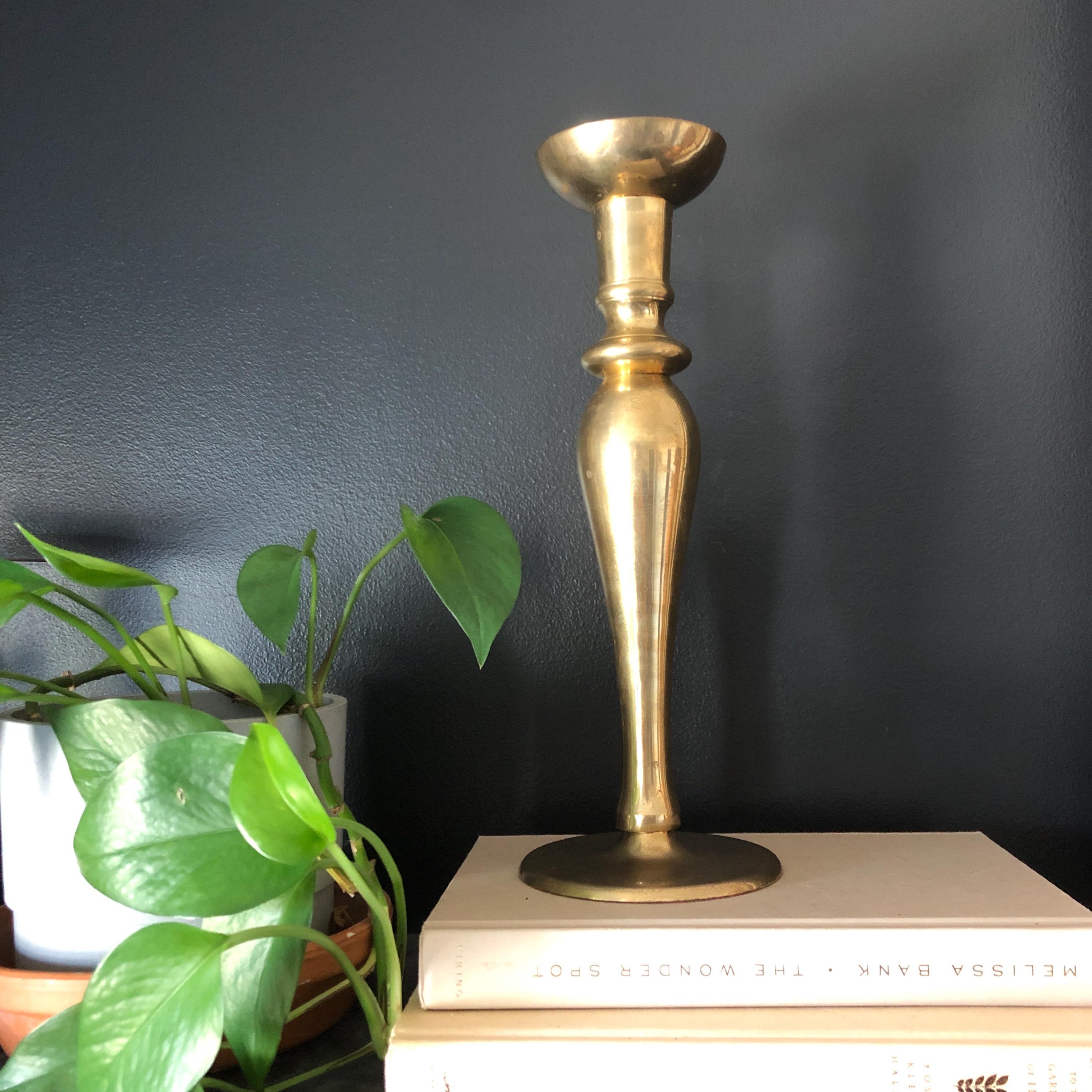 ✵US❃Vintage★真鍮製キャンドルホルダー フランス 真鍮 キャンドルホルダー ヴィンテージ