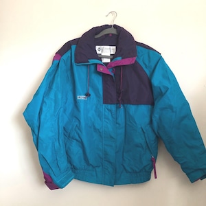80's Columbia Ladies jacket (L) コロンビア Amazon.com: Columbia Ladies' Windbreaker Jacket Small (Black