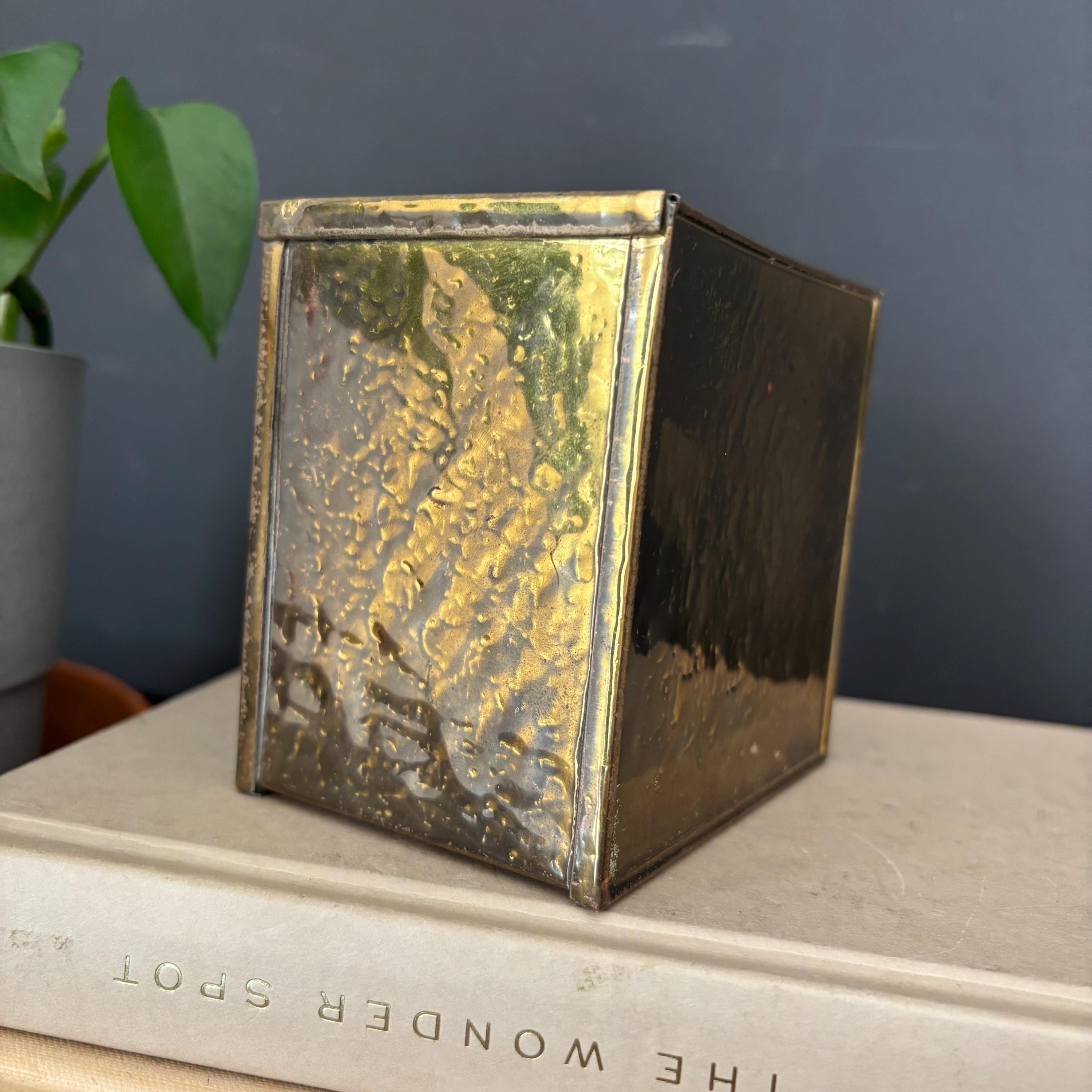 Vintage Brass Box. No Lid. Shelf Decor. Planter. - Etsy Canada