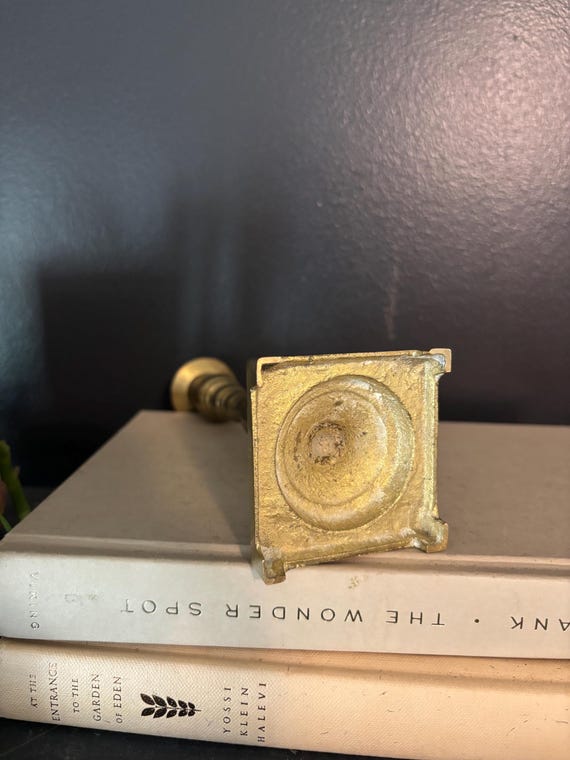 ヴィンテージの真鍮製キャンドルホルダー。 - Etsy 日本