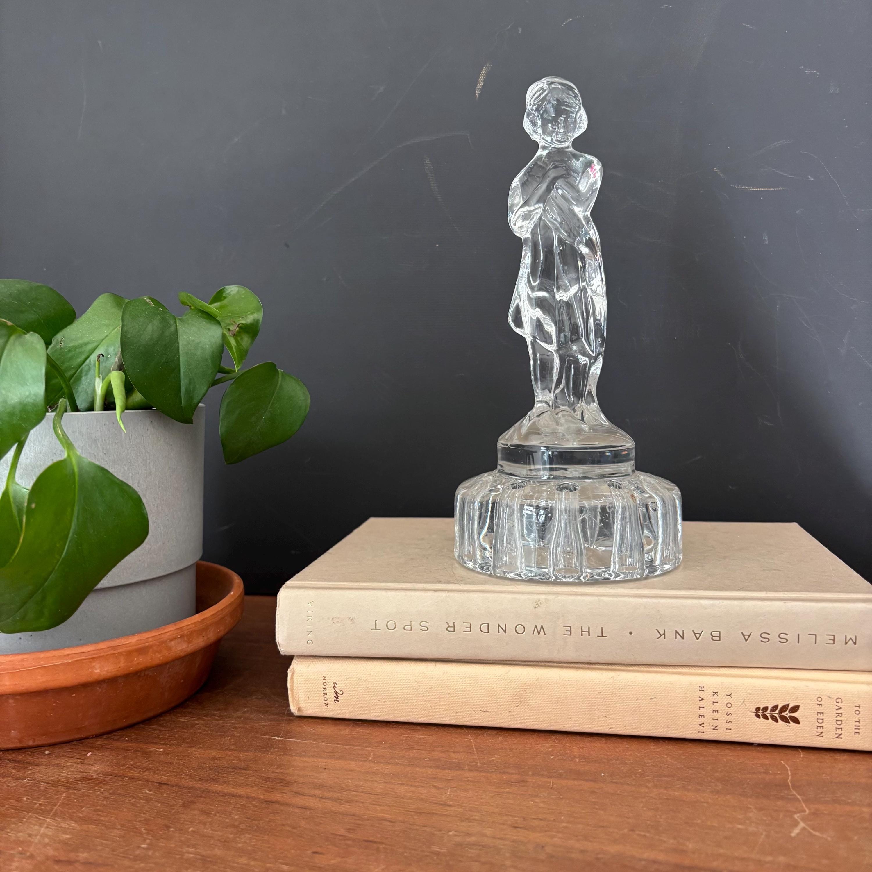 Vintage Cambridge Glass Bashful Charlotte Draped Lady Woman