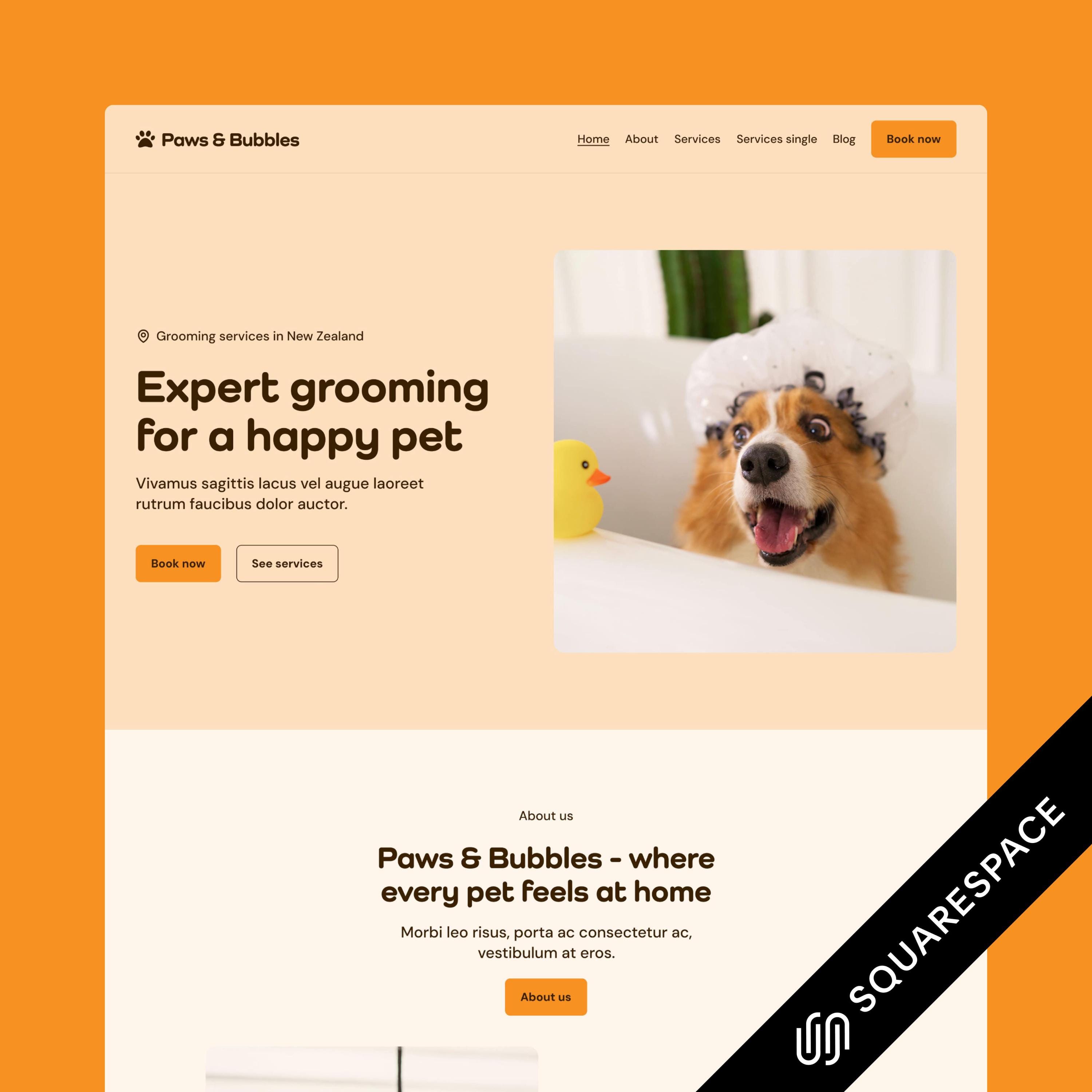 Grooming The Happy Puppy Website Paws And Bubbles – Pet Grooming