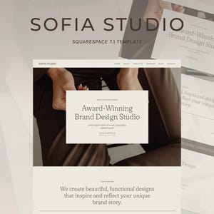 Digital Marketing Agency Squarespace Template, Virtual Assistant Website Theme, Small Business Portfolio