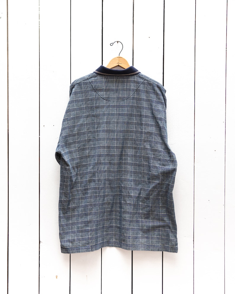 LXL 90 /'s vintage Polo /' hole in one /' checkered-blue and white