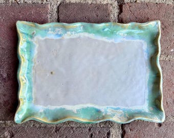 Green and Cream Tray