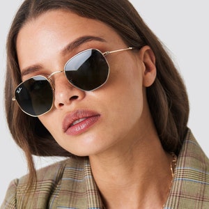 ray ban aviator hexagonal