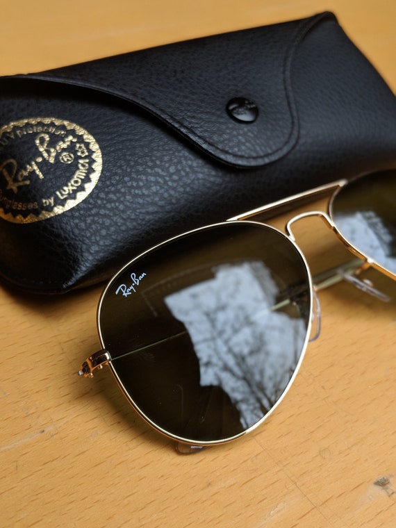 Ray-ban Aviator Sunglasses Gold Frame 