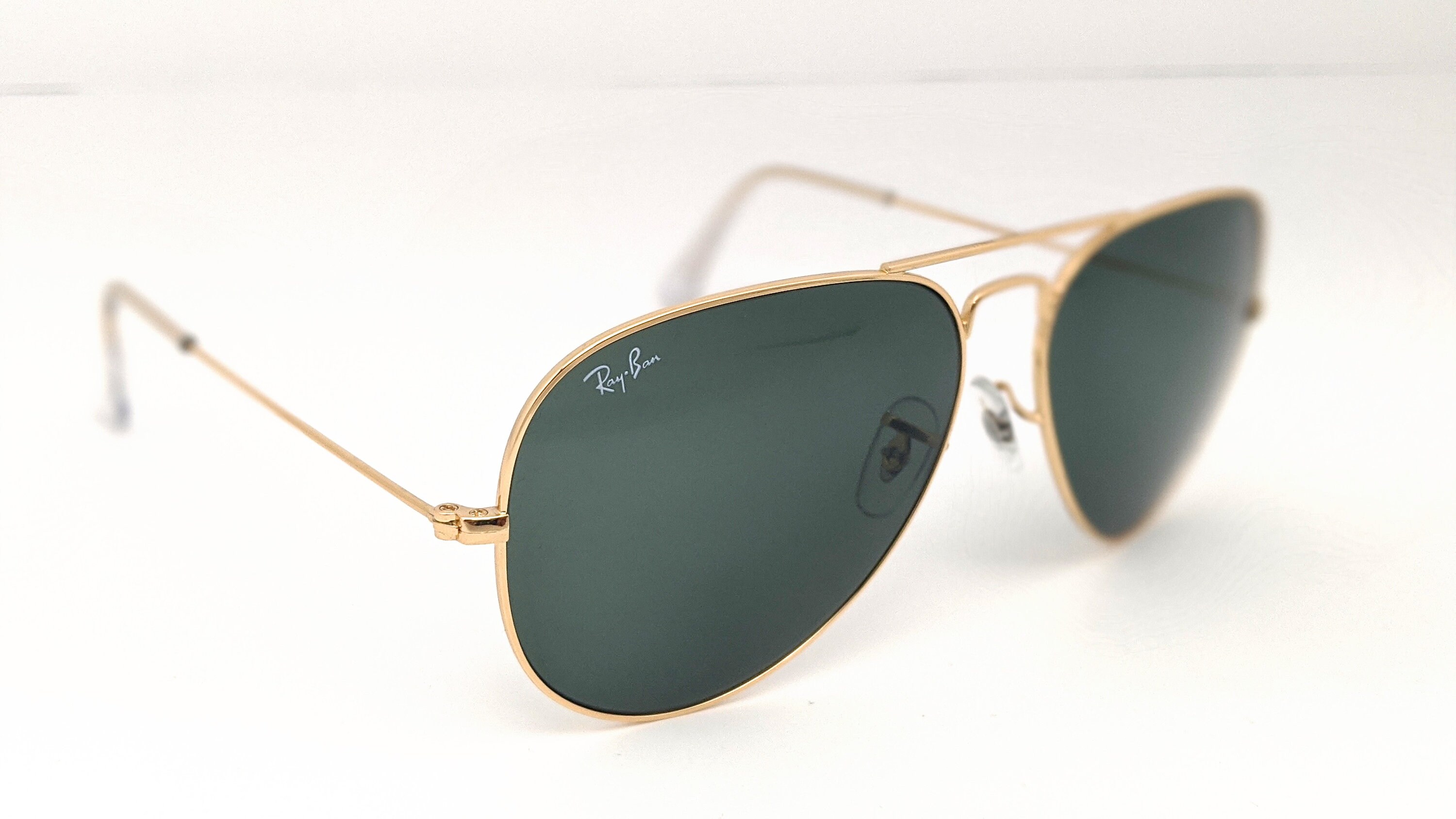 Rayban Aviator Unisex Sunglasses Gold Frame G15 Lens RB 3026 Etsy