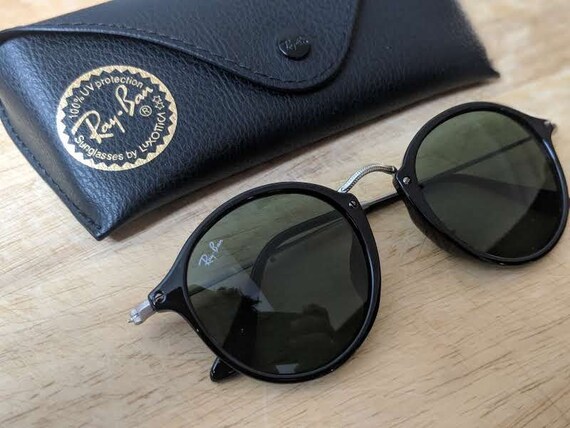 ray ban round black