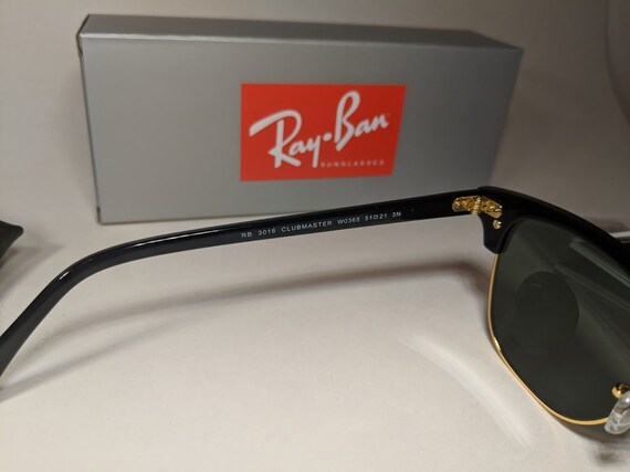 Vintage Ray-ban Clubmaster Sunglasses 