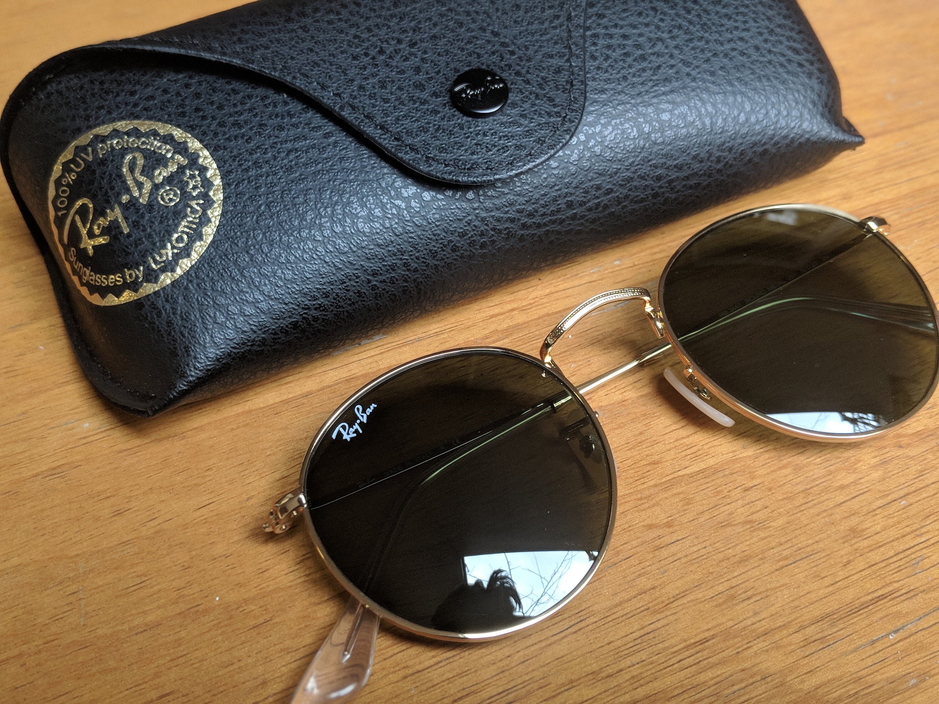 Vintage Ray-ban Round Sunglasses Rb3447 