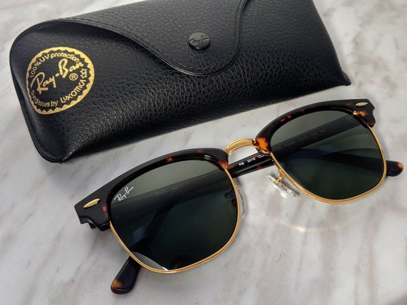Authentic Ray Ban Clubmaster Sunglasses Tortoise Rb30 Gem
