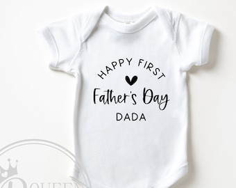 Happy First Father's Day Baby Onesie®: Dada Gift