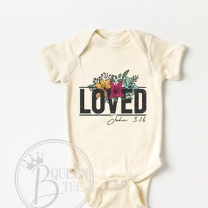 Loved Baby Onesie®, Loved Toddler T Shirt, Kids Natural Shirt
