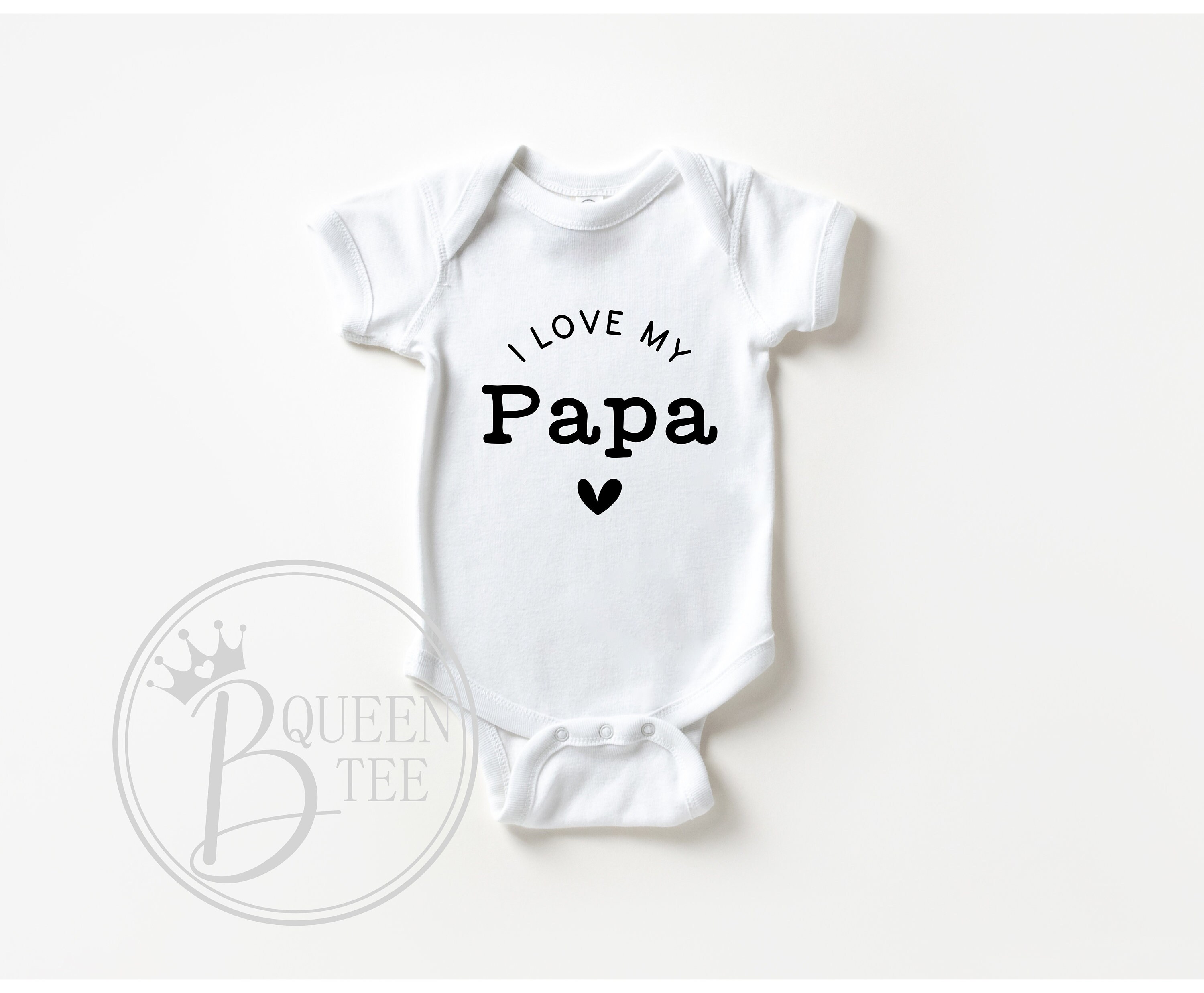 I love my Papa Onesies Pregnancy Announcement Father s Day Baby Reveal Onesies Father s Day Toddler Tee I Love My Papa Baby Bodysuit