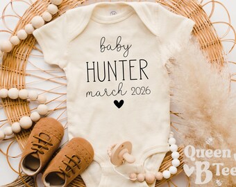 Custom Baby Onesie, Personalized Bodysuit, Baby Shower Gift